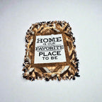 Home Is Our Favorite Place to Be – Cozy Cut & Tie Blanket (72” x 60”)