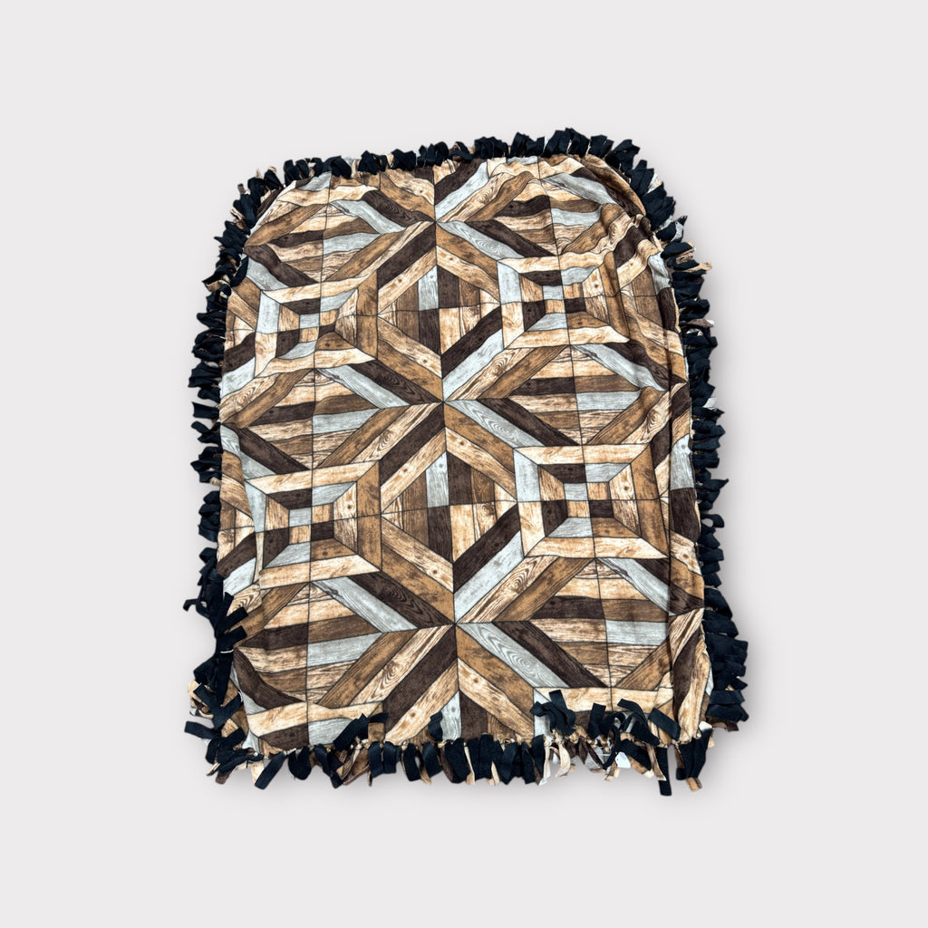 Home Is Our Favorite Place to Be – Cozy Cut & Tie Blanket (72” x 60”)