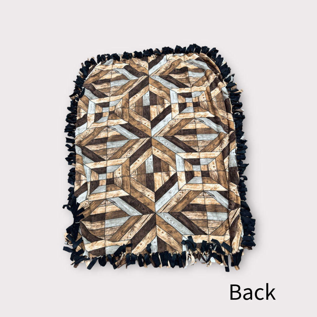 Home Is Our Favorite Place to Be – Cozy Cut & Tie Blanket (72” x 60”)